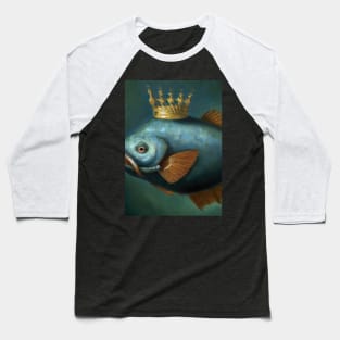 Fish with a Crown Baseball T-Shirt